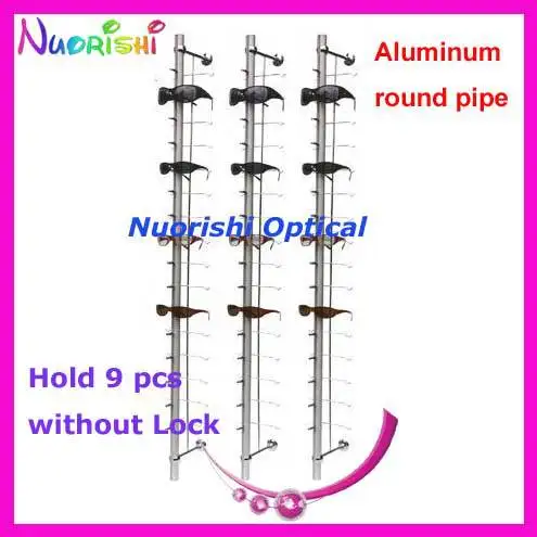 HC9 holding 9 pcs wall mounted glasses display display without lock aluminum sunglasses dispaly rod
HC9 holding 9 pcs wall mounted glasses display display without lock aluminum sunglasses dispaly rod