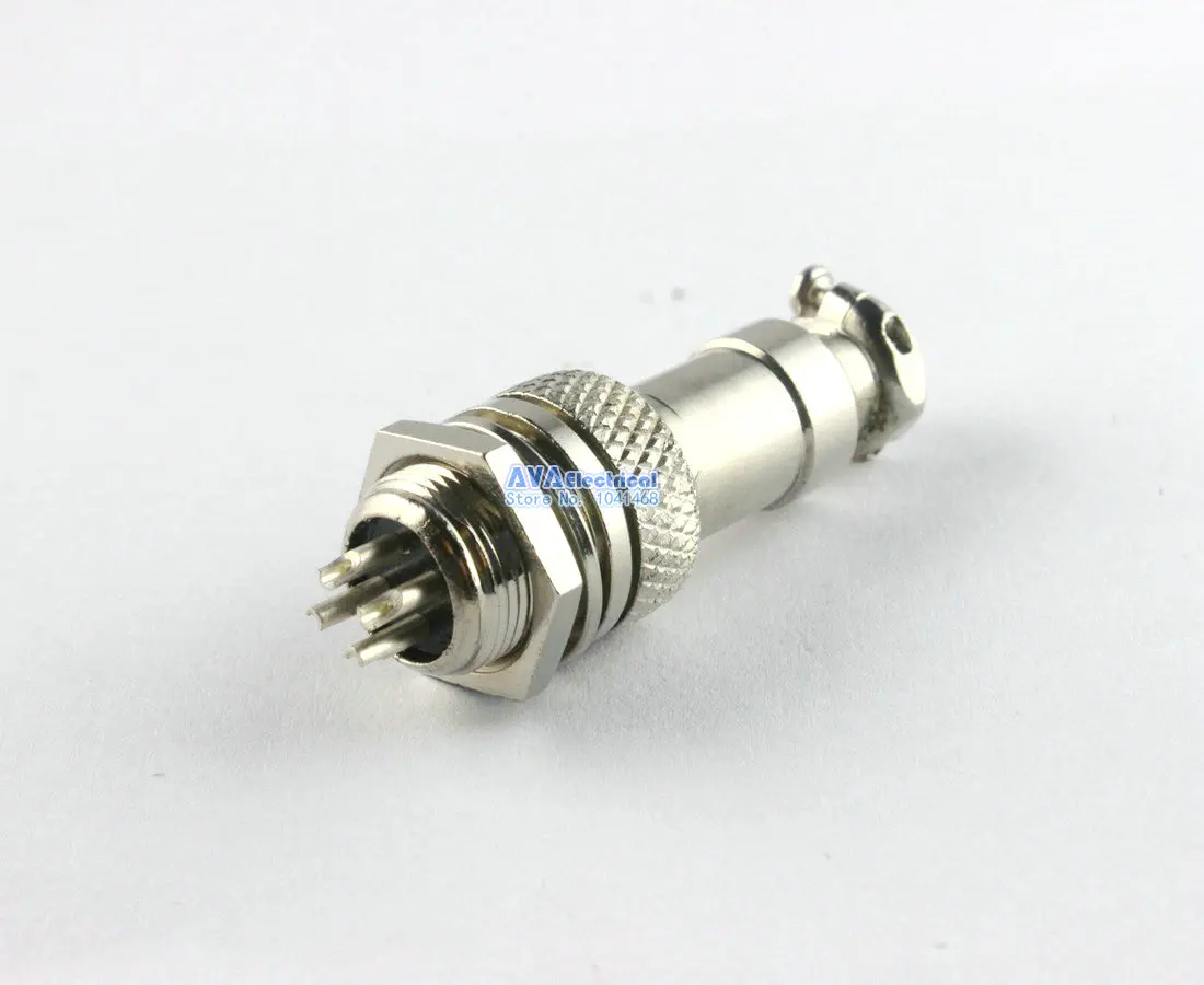 10 x Aviation Plug 12mm 4 Pins GX12-4 Male Female Panel Metal Wire Connector
10 x Aviation Plug 12mm 4 Pins GX12-4 Male Female Panel Metal Wire Connector