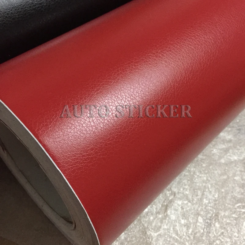 Premium 1.52*30m Red Leather Vinyl wrap Film Car interior and exterior Wrap skin With Air bubble free Car leather film
Premium 1.52*30m Red Leather Vinyl wrap Film Car interior and exterior Wrap skin With Air bubble free Car leather film