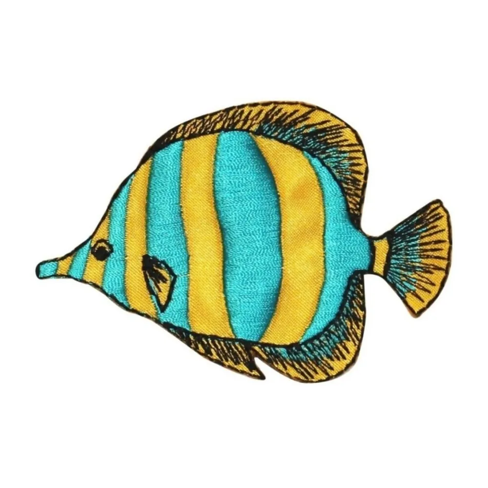 Tropical FIsh Patch Swimming DIY Craft Iron On Applique Custom Embroidered Patches Iron On Badge Patch
Tropical FIsh Patch Swimming DIY Craft Iron On Applique Custom Embroidered Patches Iron On Badge Patch