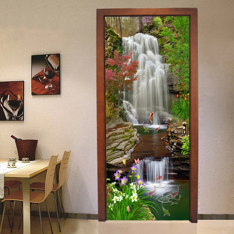 Beautiful 3D Waterfalls Landscape Door Sticker Living Room Kitchen Waterproof Wallpaper Vinyl 3D Mural Home Decor Door Decal
Beautiful 3D Waterfalls Landscape Door Sticker Living Room Kitchen Waterproof Wallpaper Vinyl 3D Mural Home Decor Door Decal