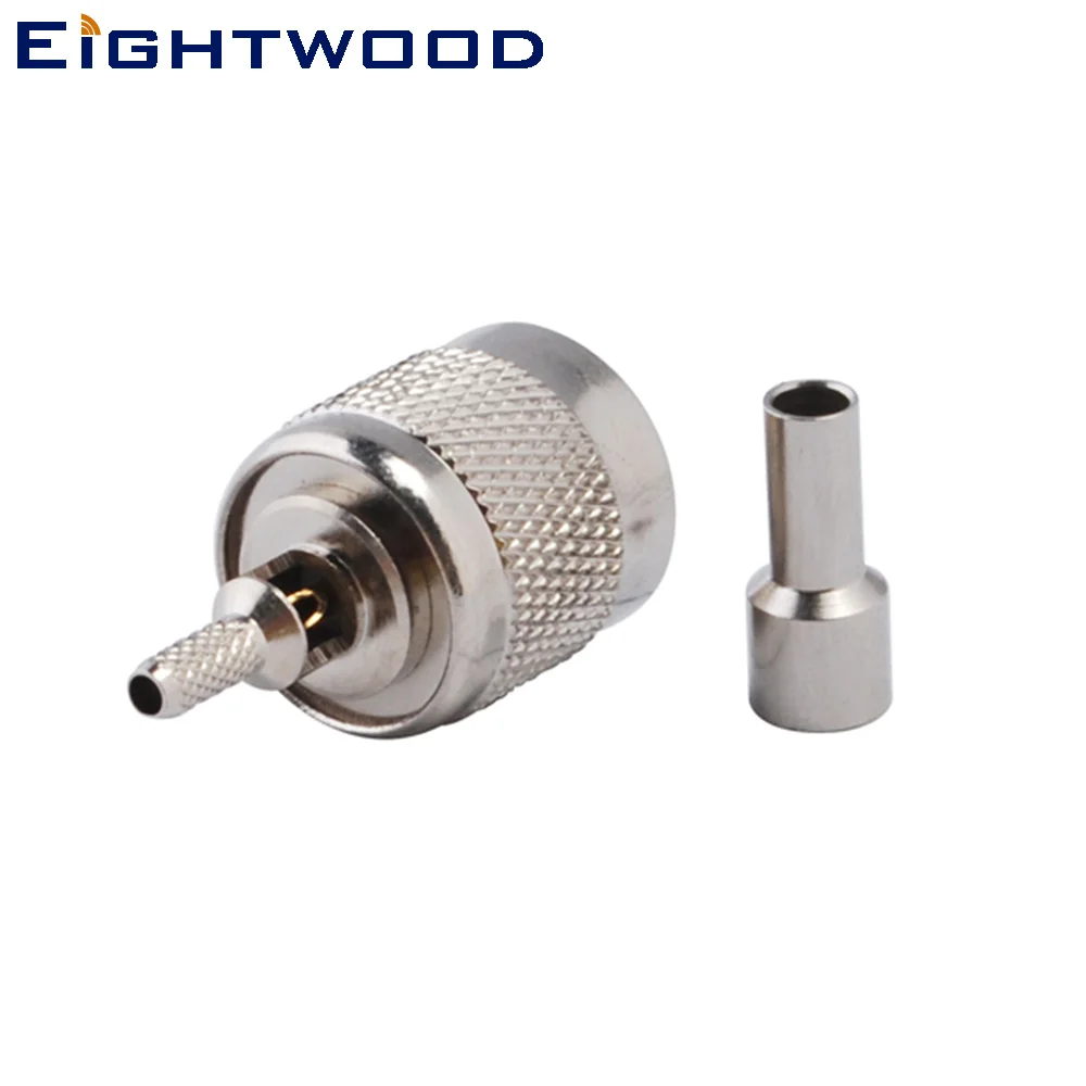 Eightwood 5 шт. TNC обжимной разъем мужской RF коаксиальный разъем для LMR100 RG174 RG316 адаптер для сборки кабеля
Eightwood 5 шт. TNC обжимной разъем мужской RF коаксиальный разъем для LMR100 RG174 RG316 адаптер для сборки кабеля