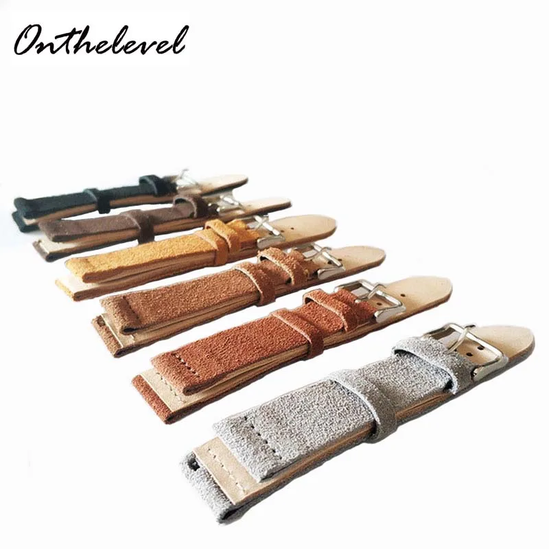 Onthelevel 18mm 20mm 22mm 24mm Suede Watch Strap Double Layer Leather Handmade Vintage Watch Band suede Watchbands #C
Onthelevel 18mm 20mm 22mm 24mm Suede Watch Strap Double Layer Leather Handmade Vintage Watch Band suede Watchbands #C