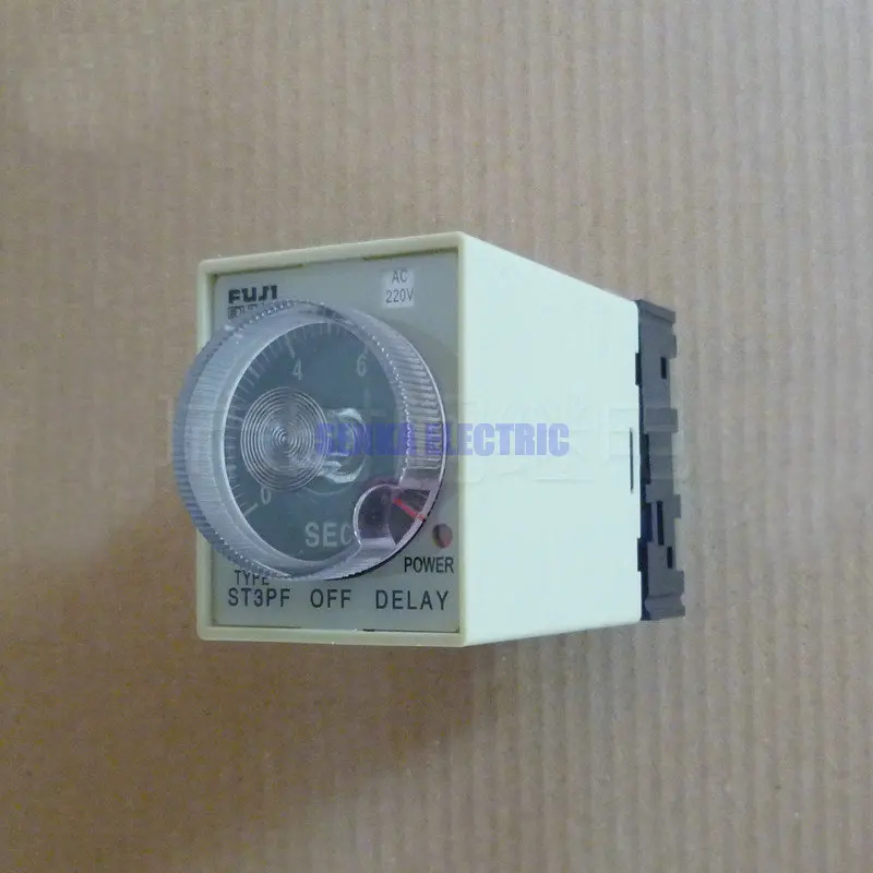 ST3 ST3PF AC220V Power Off 5S/10S/30S/60S Delay Timer with Soket Base 8 Pin Time Relay
ST3 ST3PF AC220V Power Off 5S/10S/30S/60S Delay Timer with Soket Base 8 Pin Time Relay