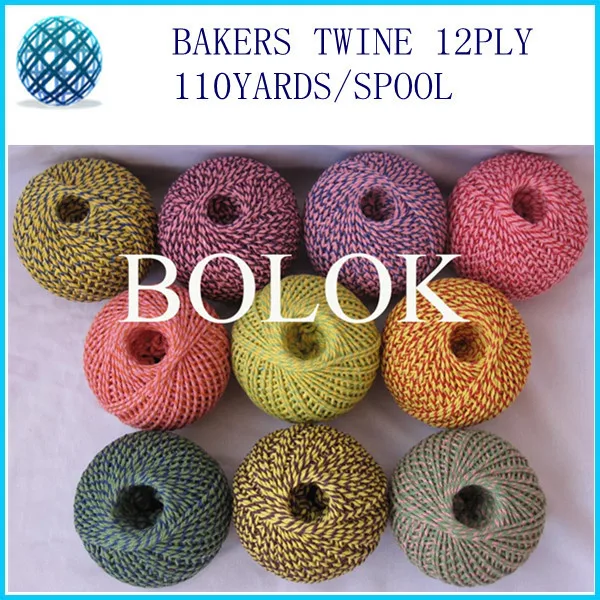 Beautiful double color cotton bakers twine110yards/ball 10 kinds color 10pcs/lot wholesales by free shipping (36 countries)
Beautiful double color cotton bakers twine110yards/ball 10 kinds color 10pcs/lot wholesales by free shipping (36 countries)