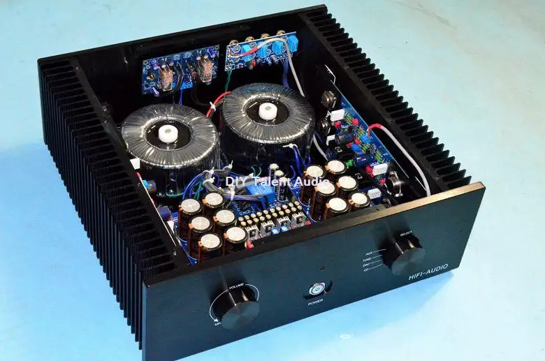 High power AM-90 HIFI combined preamplifier and rear stage amplifier Gold-sealed 8 pcs transistors output 300W*2
High power AM-90 HIFI combined preamplifier and rear stage amplifier Gold-sealed 8 pcs transistors output 300W*2