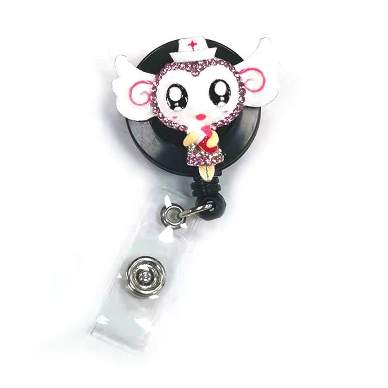 100pcs/lot high quality fashion Nurse Medical Rhinestone Brooch Enamel Angel Wing Retractable ID badge Holder Reel
100pcs/lot high quality fashion Nurse Medical Rhinestone Brooch Enamel Angel Wing Retractable ID badge Holder Reel