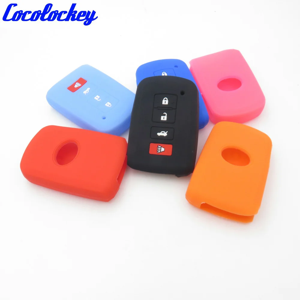 Cocolockey силиконовый чехол для ключа, подходит для TOYOTA Smart Remote Key Fob CV4400
Cocolockey силиконовый чехол для ключа, подходит для TOYOTA Smart Remote Key Fob CV4400