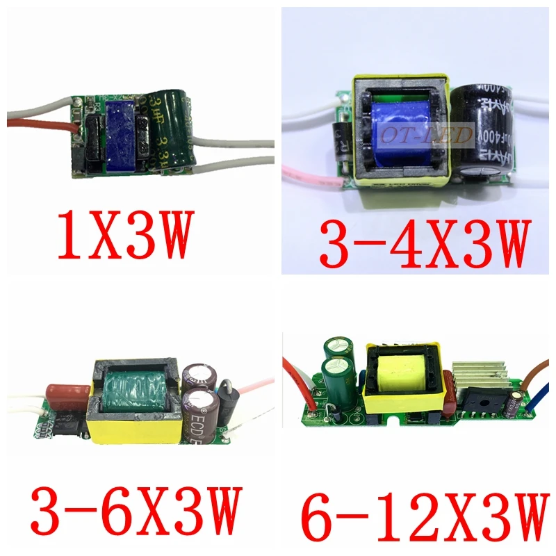 Трансформатор постоянного тока 1x3w 3x3w 4x3w 6x3w 10x3w, 5 шт., 10 шт., 600 мА, 900 мА, для источника питания лампы
Трансформатор постоянного тока 1x3w 3x3w 4x3w 6x3w 10x3w, 5 шт., 10 шт., 600 мА, 900 мА, для источника питания лампы