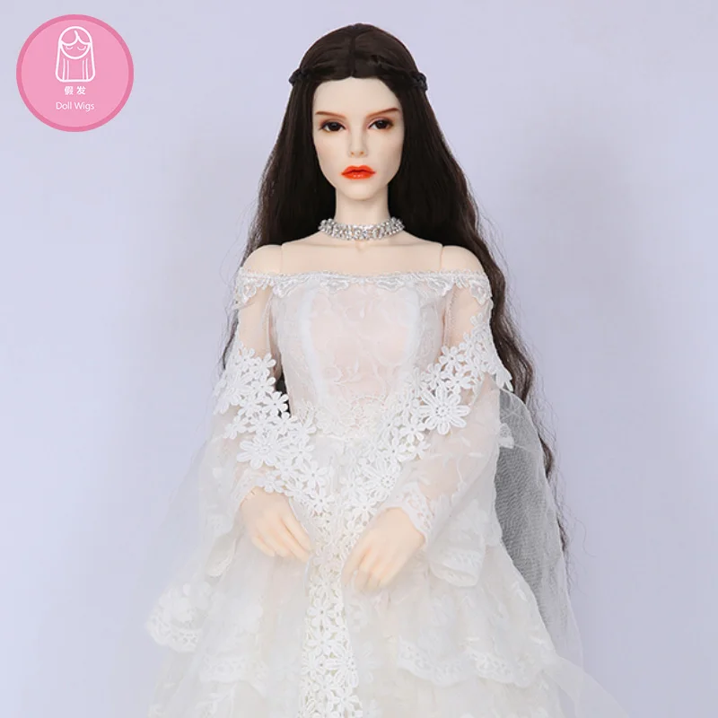 Wig For Doll BJD L15#8 free shipping size 9-10 inch 1/3 Eid Rania Bibiane high-temperature wig long hair bjd sd doll Wigs diy
Wig For Doll BJD L15#8 free shipping size 9-10 inch 1/3 Eid Rania Bibiane high-temperature wig long hair bjd sd doll Wigs diy