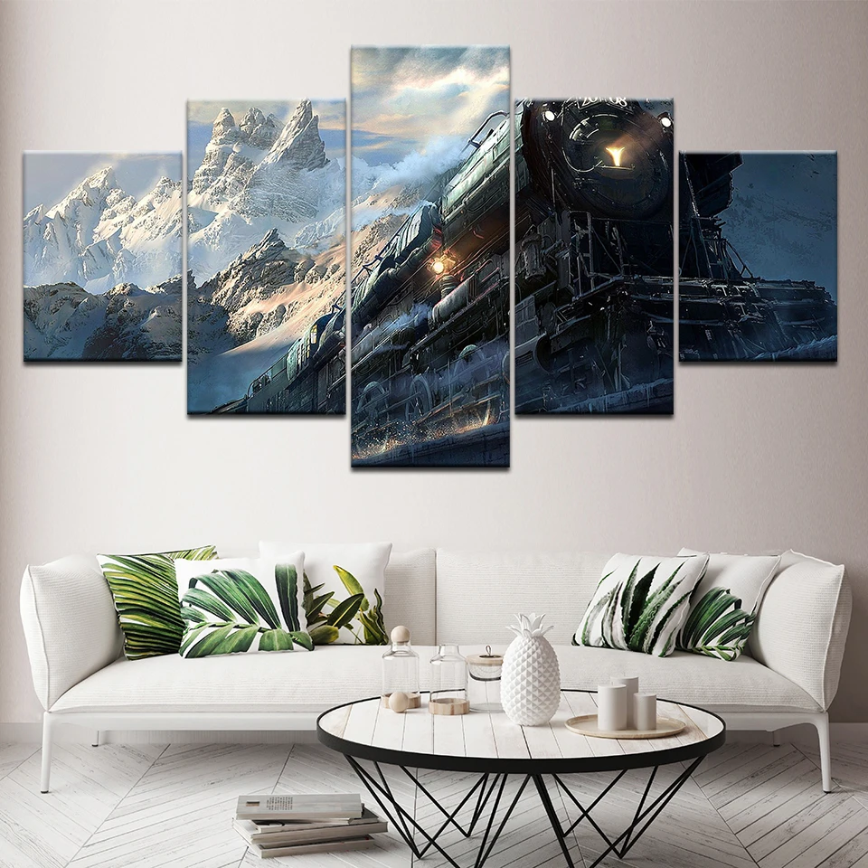 Canvas Painting Beautiful train with Mount Fuji 5 Pieces Wall Art Painting Modular Wallpapers Poster Print Home Decor
Canvas Painting Beautiful train with Mount Fuji 5 Pieces Wall Art Painting Modular Wallpapers Poster Print Home Decor