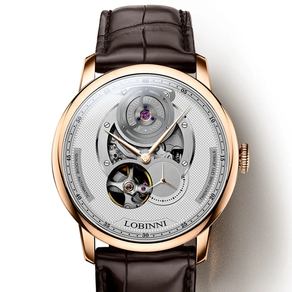 LOBINNI Men Automatic Watch 41mm Mechanical Wristwatch Sapphire Mirror Skeleton Dial
LOBINNI Men Automatic Watch 41mm Mechanical Wristwatch Sapphire Mirror Skeleton Dial