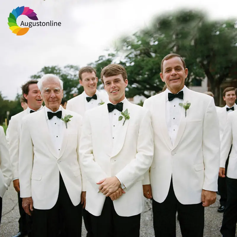 Custom Made Ivory Men Suits for Wedding Slim Fit Groom Tuxedo Shawl Lapel Jacket Pants 2Piece Terno Masculino Costume Homme
Custom Made Ivory Men Suits for Wedding Slim Fit Groom Tuxedo Shawl Lapel Jacket Pants 2Piece Terno Masculino Costume Homme