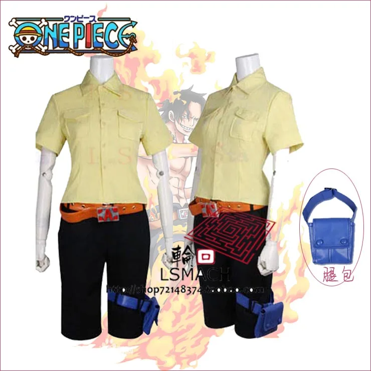 Portgas D Ace Cosplay Costume Shirt+pants+leg bag+belt+armcover for Halloween Christmas 
Portgas D Ace Cosplay Costume Shirt+pants+leg bag+belt+armcover for Halloween Christmas