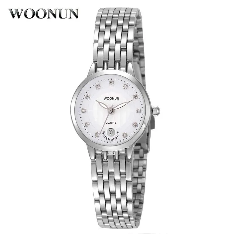 WOONUN Luxury Brand Silver Steel Band Rhinestone Crystal Quartz Watches For Women Famale Clock Thin Women Watches Hodinky Women
WOONUN Luxury Brand Silver Steel Band Rhinestone Crystal Quartz Watches For Women Famale Clock Thin Women Watches Hodinky Women
