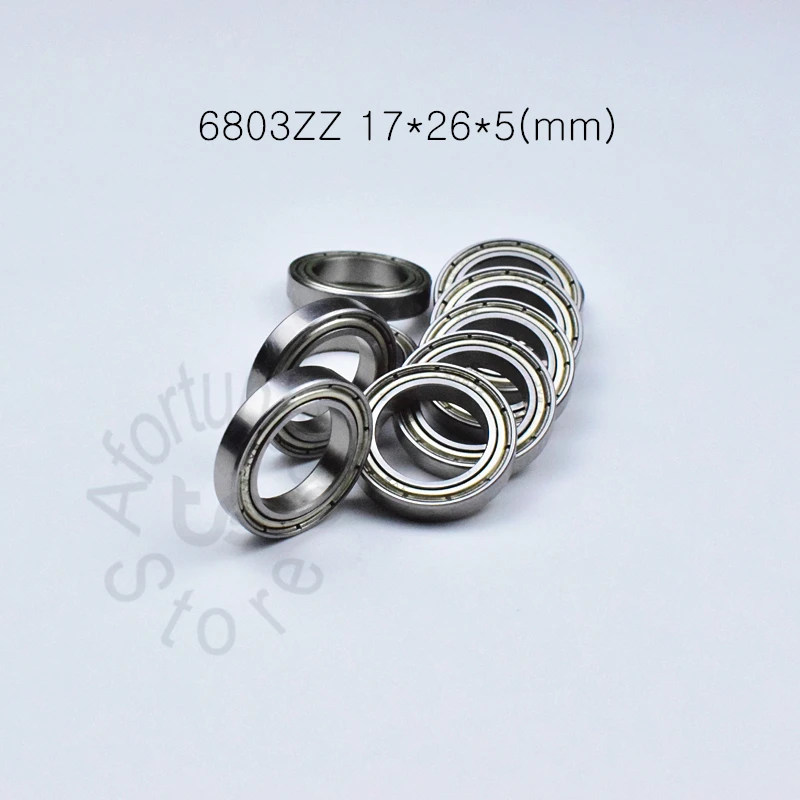 6803ZZ 17*26*5(mm) 10piece free shipping bearing ABEC-5 Metal sealed bearing Thin wall bearing 10pcs/lot 6803 6803ZZ 61803
6803ZZ 17*26*5(mm) 10piece free shipping bearing ABEC-5 Metal sealed bearing Thin wall bearing 10pcs/lot 6803 6803ZZ 61803