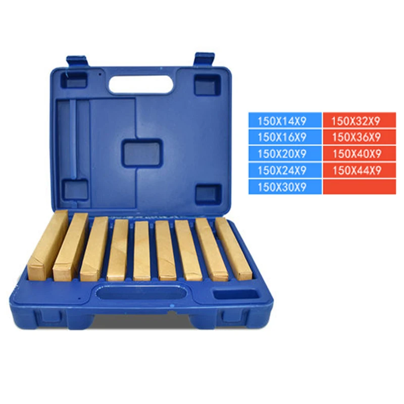 High Quality 150x9mm 150x8.5mm 18pcs 9pairs Precision Parallel Set, Parallelism: 0.01mm, Parallel Block Gauge Set
High Quality 150x9mm 150x8.5mm 18pcs 9pairs Precision Parallel Set, Parallelism: 0.01mm, Parallel Block Gauge Set