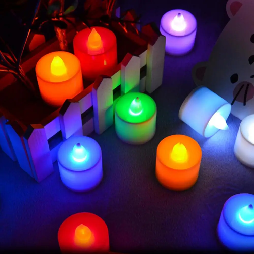 CHICLITS LED Candle Light Colorful Holiday Lamp Button Battery Power Christmas New Year Home Wedding Decoration Led Night Light
CHICLITS LED Candle Light Colorful Holiday Lamp Button Battery Power Christmas New Year Home Wedding Decoration Led Night Light