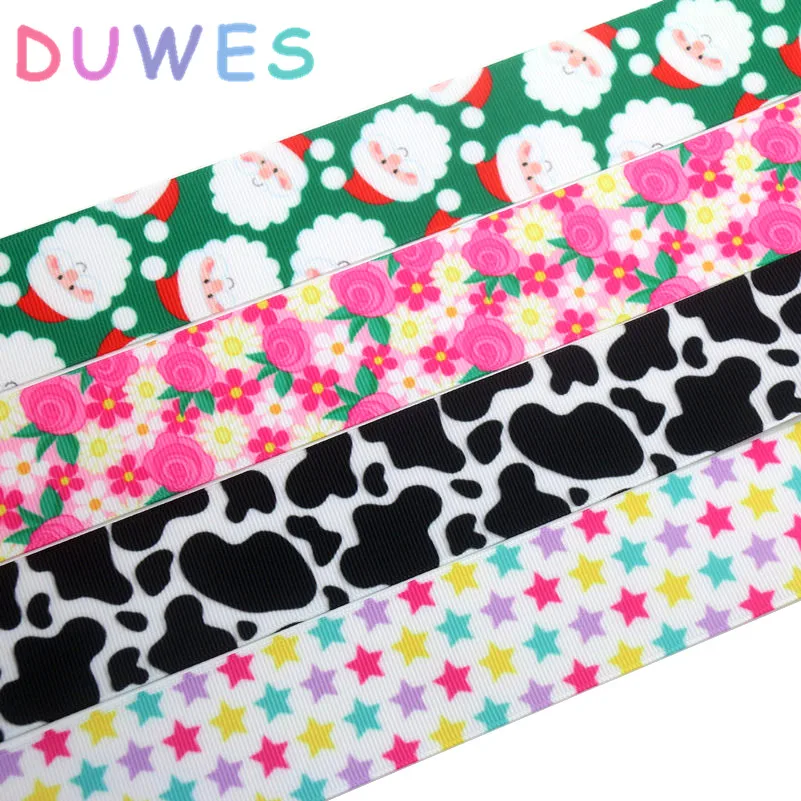 DUWES 1,5 дюйма, 50 ярдов, коровья звезда, цветок, рождественская лента с принтом, аксессуар, бант для волос, украшение для головного убора, оптовая продажа, 38 мм, D922
DUWES 1,5 дюйма, 50 ярдов, коровья звезда, цветок, рождественская лента с принтом, аксессуар, бант для волос, украшение для головного убора, оптовая продажа, 38 мм, D922