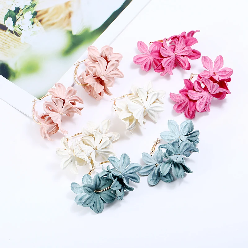 Bohemian Ethnicity Simple Exquisite Fashion Big flower Statement Earrings For Women Elegant Chic Charm Bridal Wedding Earrings
Bohemian Ethnicity Simple Exquisite Fashion Big flower Statement Earrings For Women Elegant Chic Charm Bridal Wedding Earrings