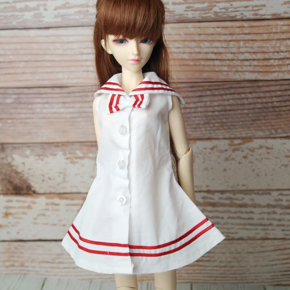 1/4 BJD White Long Dress Uniform Outfits Clothing For 1/4 17" 44cm Tall Female BJD doll MSD DK DZ AOD DD Doll Wear
1/4 BJD White Long Dress Uniform Outfits Clothing For 1/4 17" 44cm Tall Female BJD doll MSD DK DZ AOD DD Doll Wear
