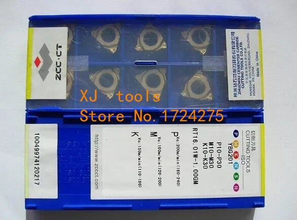 RT16.01W-1.00GM YBG201/RT16.01W-1.50GM YBG201 External Tungsten Carbide Threading Lathe Inserts for SER Threaded Lathe Holder
RT16.01W-1.00GM YBG201/RT16.01W-1.50GM YBG201 External Tungsten Carbide Threading Lathe Inserts for SER Threaded Lathe Holder