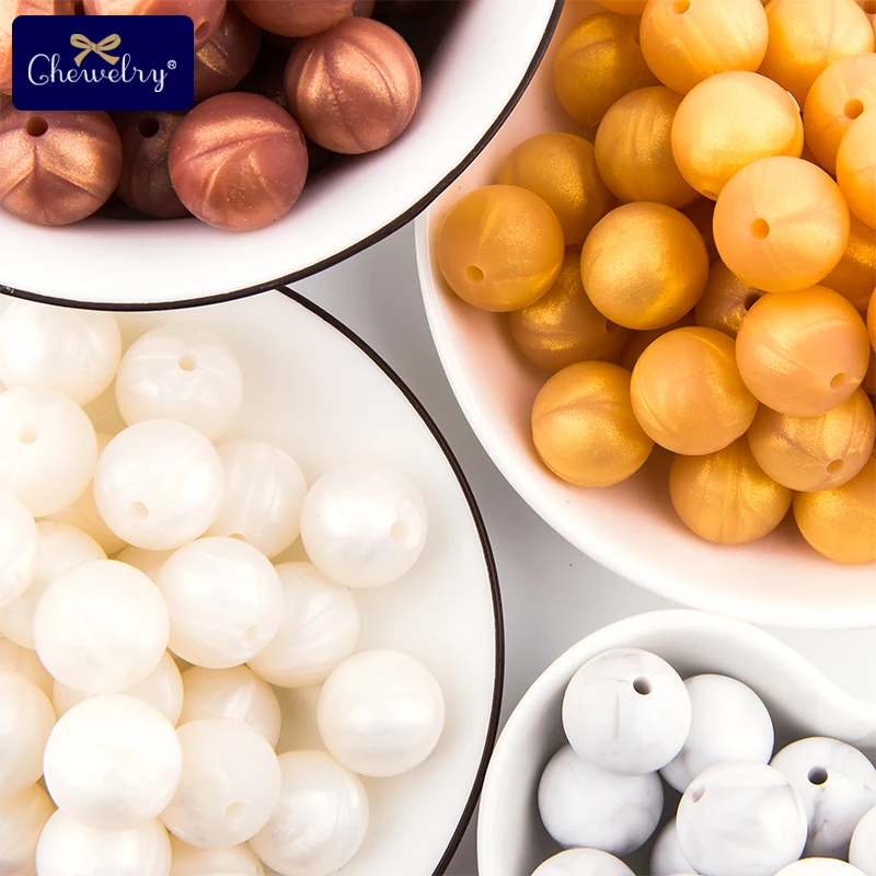 50PC 15mm Metallic Gold Round Silicone Beads Food Grade Baby Teethers Loose Beads Chewable For Pacifier Chain Necklace Beads
50PC 15mm Metallic Gold Round Silicone Beads Food Grade Baby Teethers Loose Beads Chewable For Pacifier Chain Necklace Beads