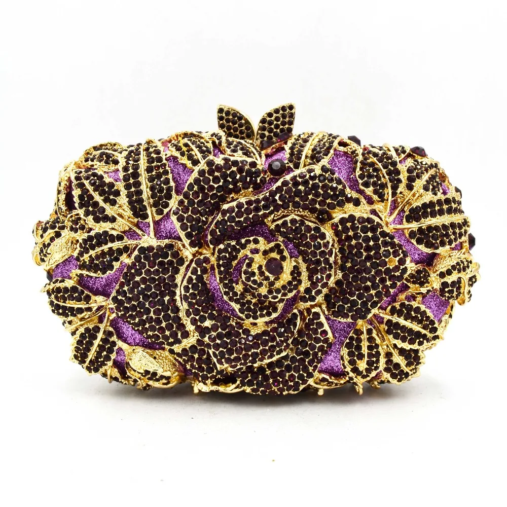 Purple Clutch Bag Fashion Luxury Crystal Evening Purse Women Wedding Bags
Purple Clutch Bag Fashion Luxury Crystal Evening Purse Women Wedding Bags