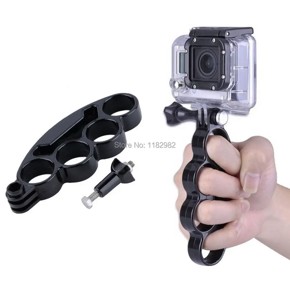 Handheld Plastic Knuckles Fingers Grip Ring Monopod Tripod Mount for GoPro Hero 4/3+/3/2/1 SJCAM Sport Camera
Handheld Plastic Knuckles Fingers Grip Ring Monopod Tripod Mount for GoPro Hero 4/3+/3/2/1 SJCAM Sport Camera