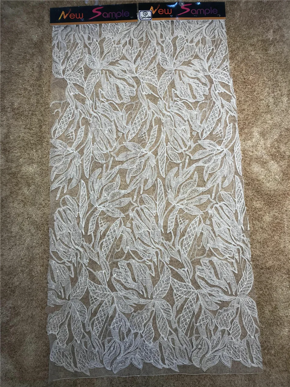 2019 High Quality African Tulle HvavyBeaded French Lace Fabric For Wedding Dress
2019 High Quality African Tulle HvavyBeaded French Lace Fabric For Wedding Dress