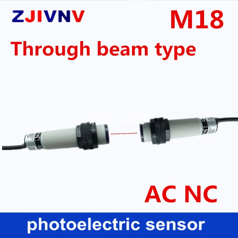 China high quality M18 photocell sensor through beam type AC NC photoelectric sensor switch normally close,detection distance 5m
China high quality M18 photocell sensor through beam type AC NC photoelectric sensor switch normally close,detection distance 5m