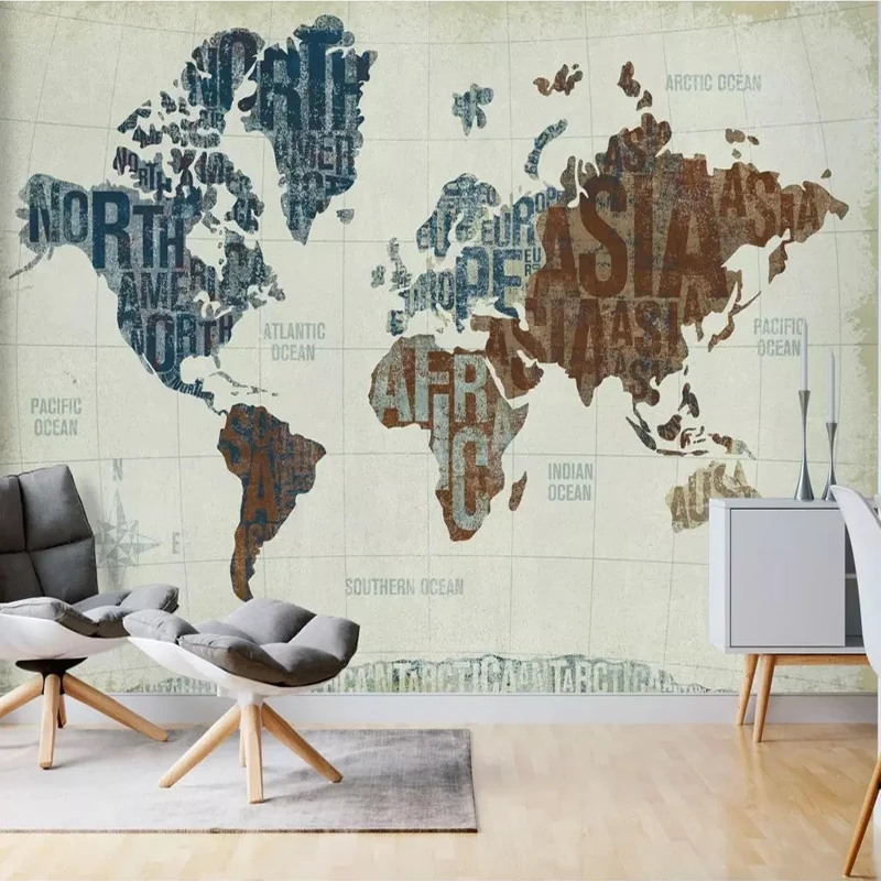 Настенные обои с абстрактной картой мира и английским алфавитом, водонепроницаемые, 3D-дизайн для гостиной, спальни, домашнего декора
Настенные обои с абстрактной картой мира и английским алфавитом, водонепроницаемые, 3D-дизайн для гостиной, спальни, домашнего декора