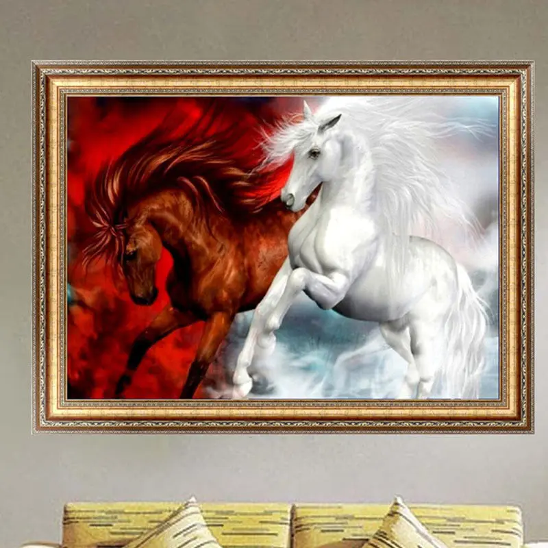 Diamond Embroidery DIY Diamond Painting Cross Stitch Kit Red and White horse 5D Needlework Diamond Mosaic Home Decoration X
Diamond Embroidery DIY Diamond Painting Cross Stitch Kit Red and White horse 5D Needlework Diamond Mosaic Home Decoration X