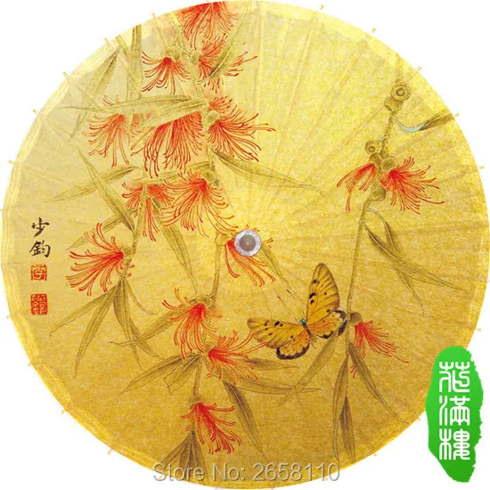 Chinese Handmade Elegant Butterfly in Flowers Oiled Paper Umbrella Ancient Japanese Style Women Dance Props Oilpaper Umbrella
Chinese Handmade Elegant Butterfly in Flowers Oiled Paper Umbrella Ancient Japanese Style Women Dance Props Oilpaper Umbrella