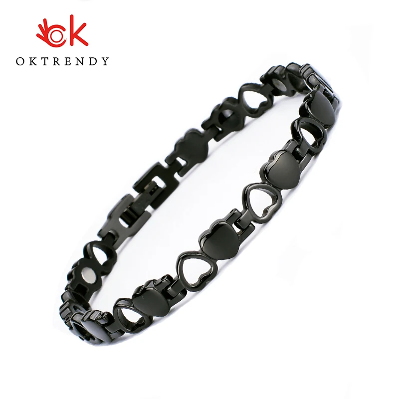 Oktrendy Healing Bracelet Women Magnetic Germanium Titanium Bracelets therapy Hologram Bracelets for Female Hand Chain Jewelry 
Oktrendy Healing Bracelet Women Magnetic Germanium Titanium Bracelets therapy Hologram Bracelets for Female Hand Chain Jewelry