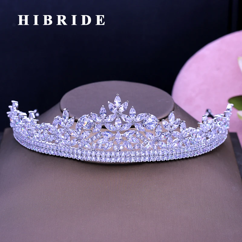 HIBRIDE Новое поступление блестящие диадемы с кубическим цирконом и корона женские свадебные аксессуары для волос Quinceanera Pageant Tiara C-40
HIBRIDE Новое поступление блестящие диадемы с кубическим цирконом и корона женские свадебные аксессуары для волос Quinceanera Pageant Tiara C-40