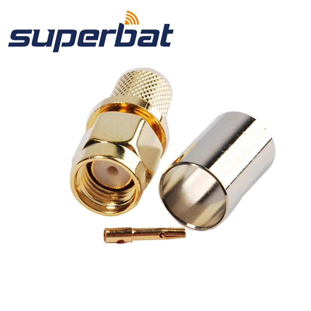 Superbat 10 шт. RP-SMA обжимной штекер (мама) RF коаксиальный разъем для кабеля RG6 50 Ом
Superbat 10 шт. RP-SMA обжимной штекер (мама) RF коаксиальный разъем для кабеля RG6 50 Ом