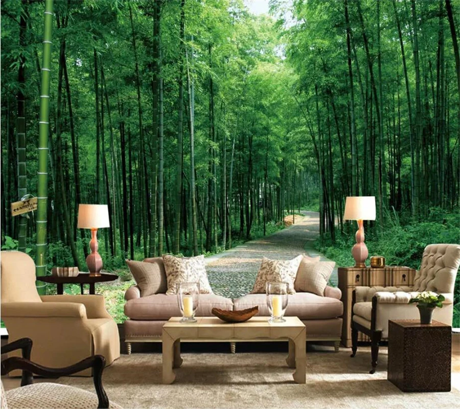 Beibehang Custom large wallpaper 3d mural beautiful atmosphere bamboo decorative TV background wall papel de parede 3d wallpaper
Beibehang Custom large wallpaper 3d mural beautiful atmosphere bamboo decorative TV background wall papel de parede 3d wallpaper