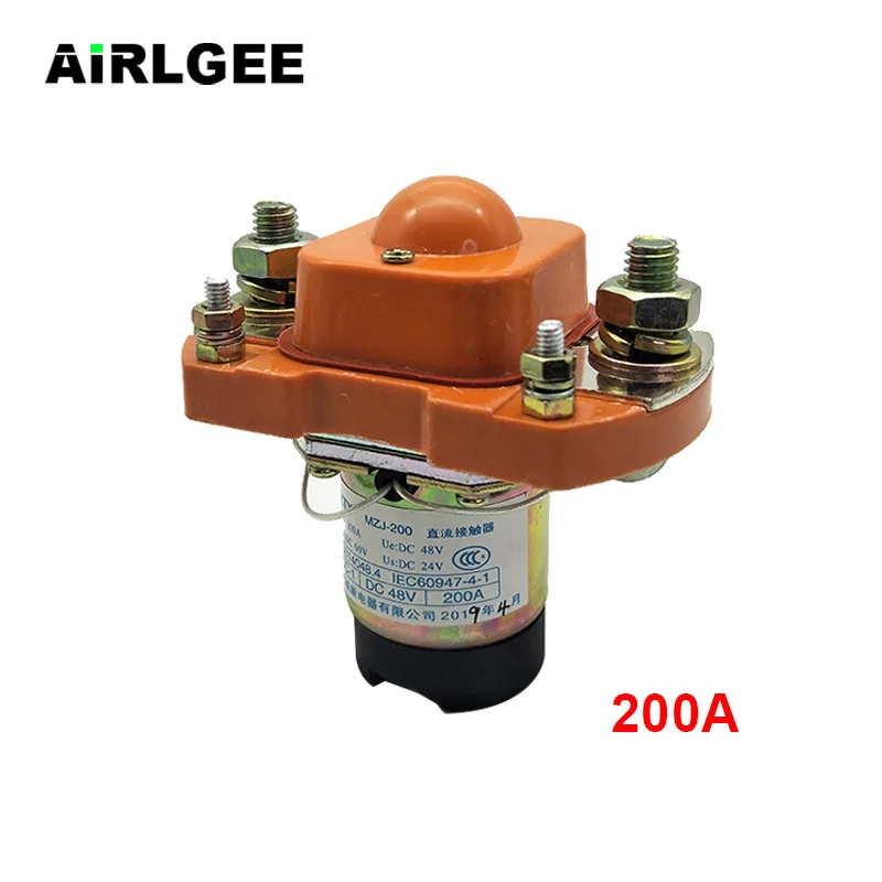MZJ-200A DC12V 24V 72V Основный контакт катушки 1НО 200A Соленоидный контактор постоянного тока прямого действия
MZJ-200A DC12V 24V 72V Основный контакт катушки 1НО 200A Соленоидный контактор постоянного тока прямого действия