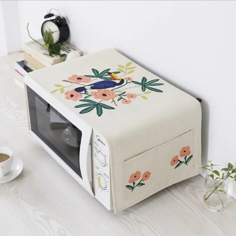 Printed Cotton Linen Fabric Microwave Oven Dust Cover Storage Bags European Style Anti-oil Microwave Oven Protective Cover
Printed Cotton Linen Fabric Microwave Oven Dust Cover Storage Bags European Style Anti-oil Microwave Oven Protective Cover