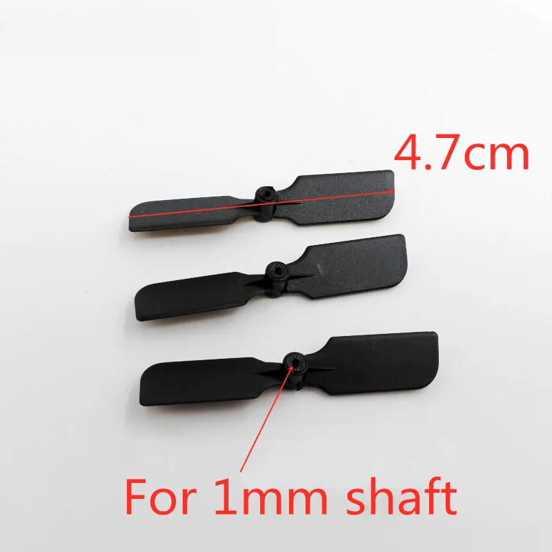 Tail Blade Rotor Propellers Length 4.7cm 1mm Hole For R/C Helicopter Toys Model Spare Parts
Tail Blade Rotor Propellers Length 4.7cm 1mm Hole For R/C Helicopter Toys Model Spare Parts