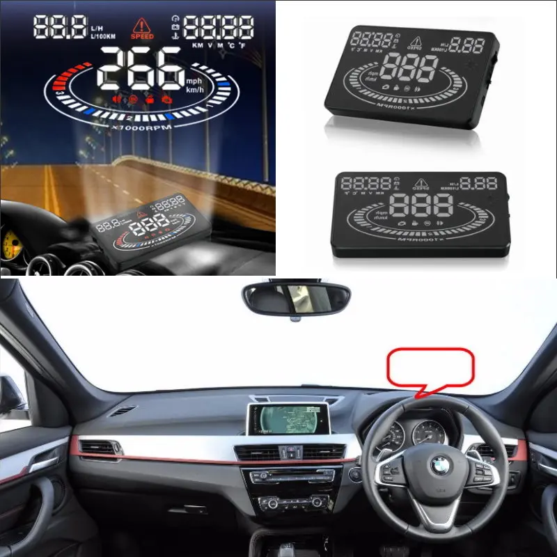 Автомобильный HUD Дисплей для BMW X1 X5 2015 2016 отражающий лобовое стекло Экран безопасного вождения Экран проектор
Автомобильный HUD Дисплей для BMW X1 X5 2015 2016 отражающий лобовое стекло Экран безопасного вождения Экран проектор