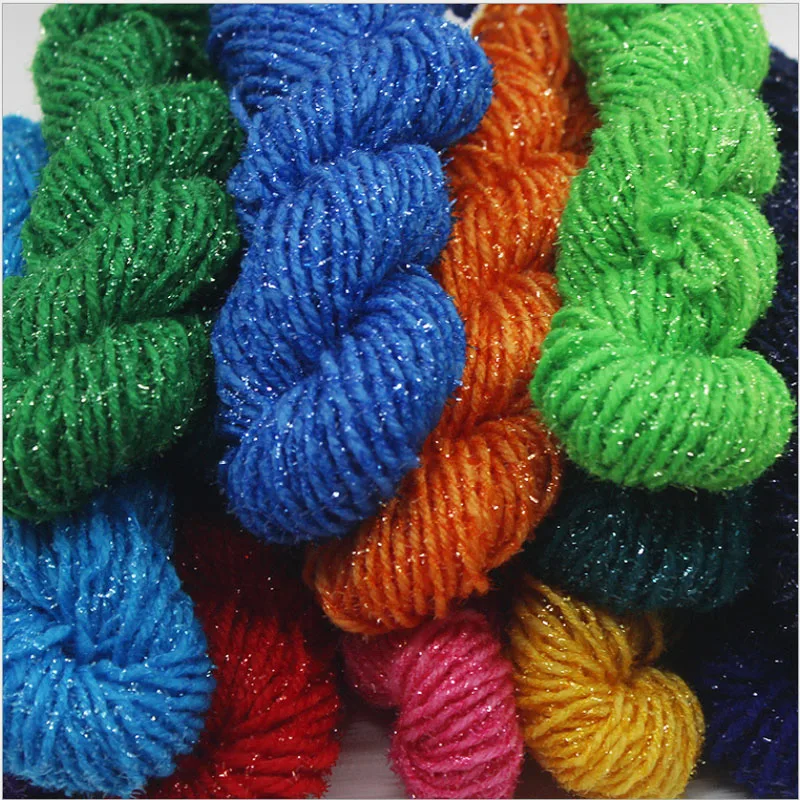 5 Pcs / Lot Natural smooth gold Silk acrylic yarn weave crochet soft super thick yarn for knitting carpet socks scarves slipper
5 Pcs / Lot Natural smooth gold Silk acrylic yarn weave crochet soft super thick yarn for knitting carpet socks scarves slipper