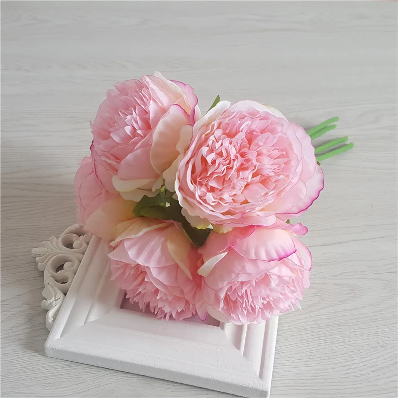 Silk Peony Bouquet, 5 heads / 1 pack of artificial flowers, for home decoration, Christmas, New Year
Silk Peony Bouquet, 5 heads / 1 pack of artificial flowers, for home decoration, Christmas, New Year