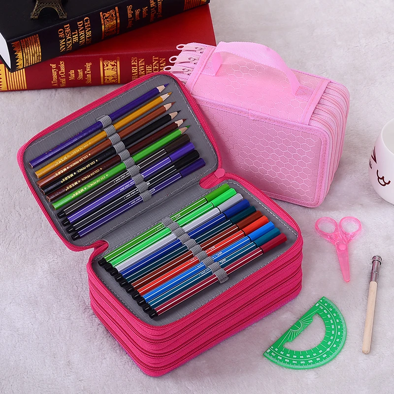 Large Capacity 72 Hole Sketch Drawing Pencil Case Storage Organizer Artist Student Pencilcase Pen Pouch Stationery Makeup Bag
Large Capacity 72 Hole Sketch Drawing Pencil Case Storage Organizer Artist Student Pencilcase Pen Pouch Stationery Makeup Bag