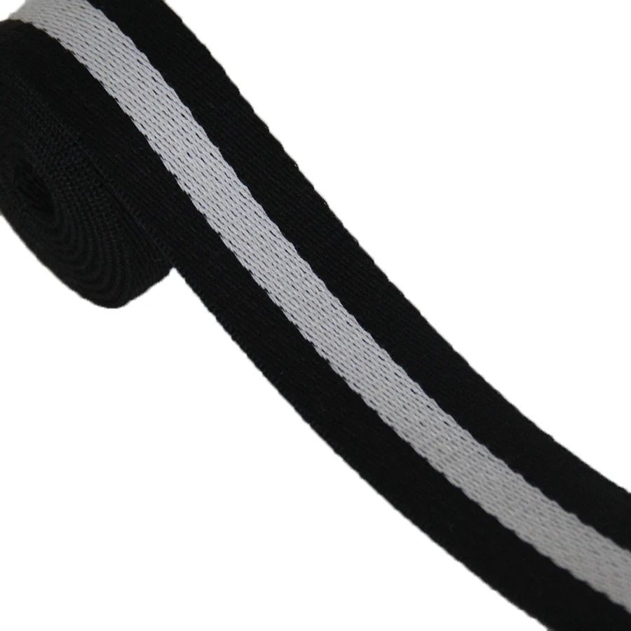 High Quality Black/White Color Polyester Webbing Strap 2.1MM Heavy Duty Thick Cotton Tape On Sale
High Quality Black/White Color Polyester Webbing Strap 2.1MM Heavy Duty Thick Cotton Tape On Sale