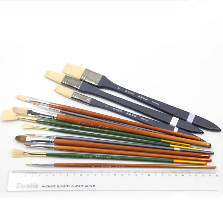13pcs suit gouache bristle hair brush fan shape pen hazelnut shape brush art hook line pen oil paint brush artists Art Supplies
13pcs suit gouache bristle hair brush fan shape pen hazelnut shape brush art hook line pen oil paint brush artists Art Supplies