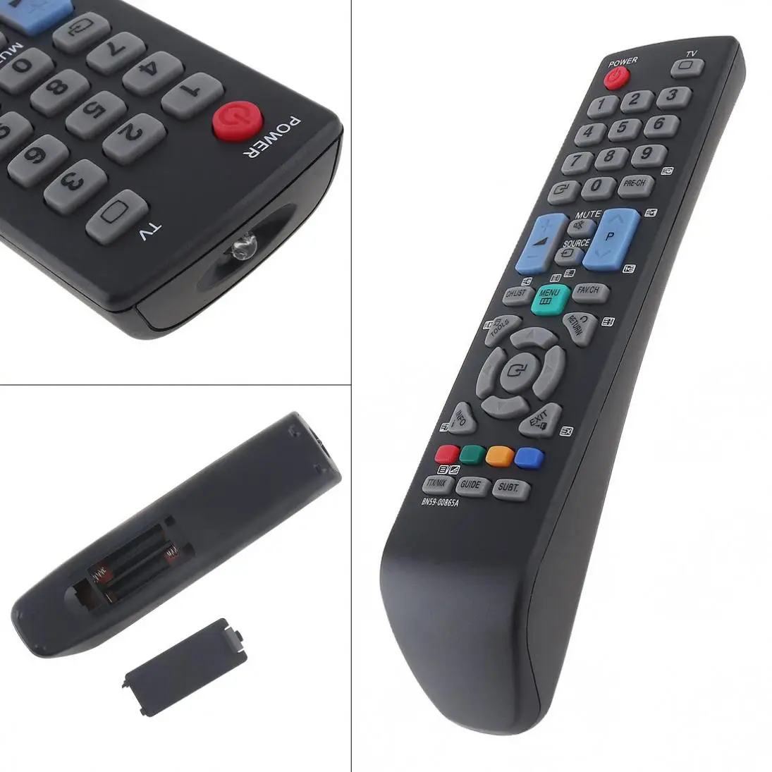 Black Replacement TV Remote Controller Support 2 x AAA Batteries for Samsung BN59000865A LED 3D Smart Player
Black Replacement TV Remote Controller Support 2 x AAA Batteries for Samsung BN59000865A LED 3D Smart Player
