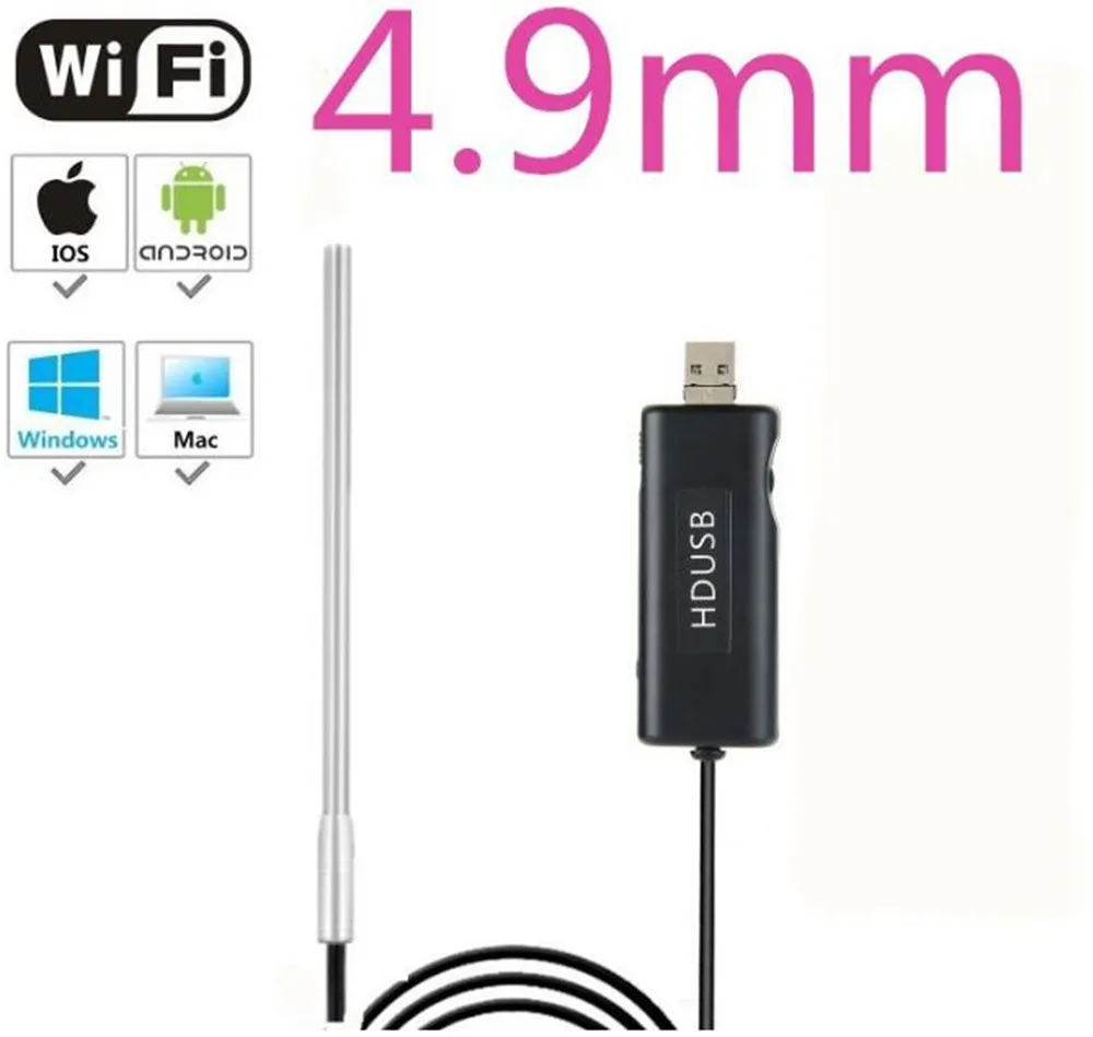 4,9 мм Беспроводная Wi-Fi визуальная ушная ложка Водонепроницаемая эндоскопическая камера для ушей
4,9 мм Беспроводная Wi-Fi визуальная ушная ложка Водонепроницаемая эндоскопическая камера для ушей