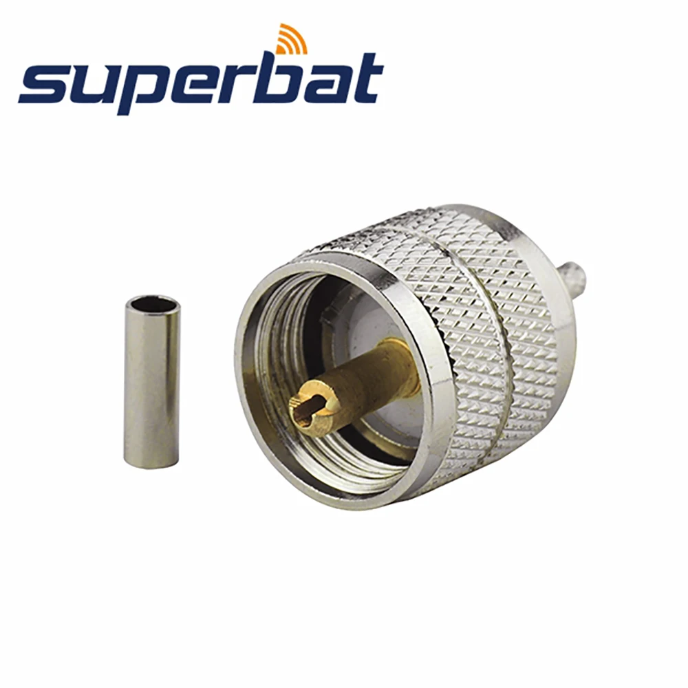 Superbat UHF Pl259 обжимной штекер RF коаксиальный разъем для кабеля RG174 RG178 RG316 LMR100
Superbat UHF Pl259 обжимной штекер RF коаксиальный разъем для кабеля RG174 RG178 RG316 LMR100
